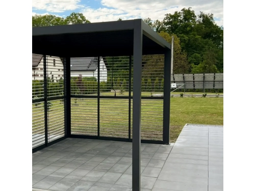 Pergola Nordvic Skyline 3x4 z panelami żaluzjowymi